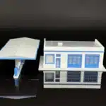 Maquette de station-service HO 1