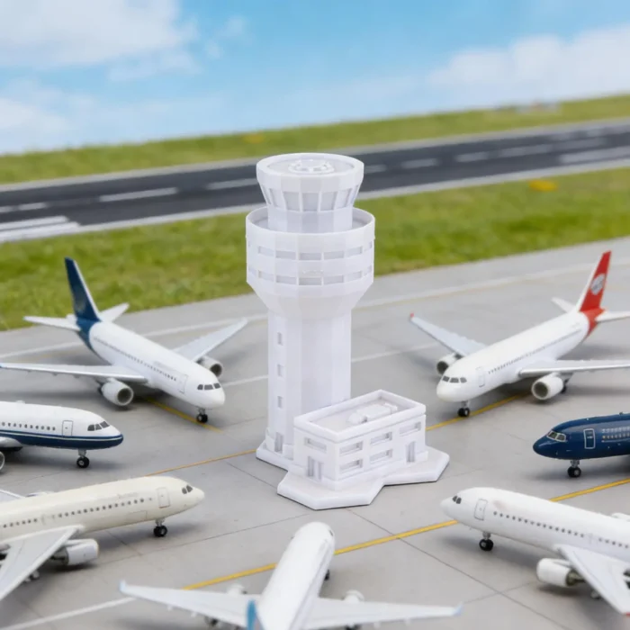 tour de contrôle d’aéroport miniature 2