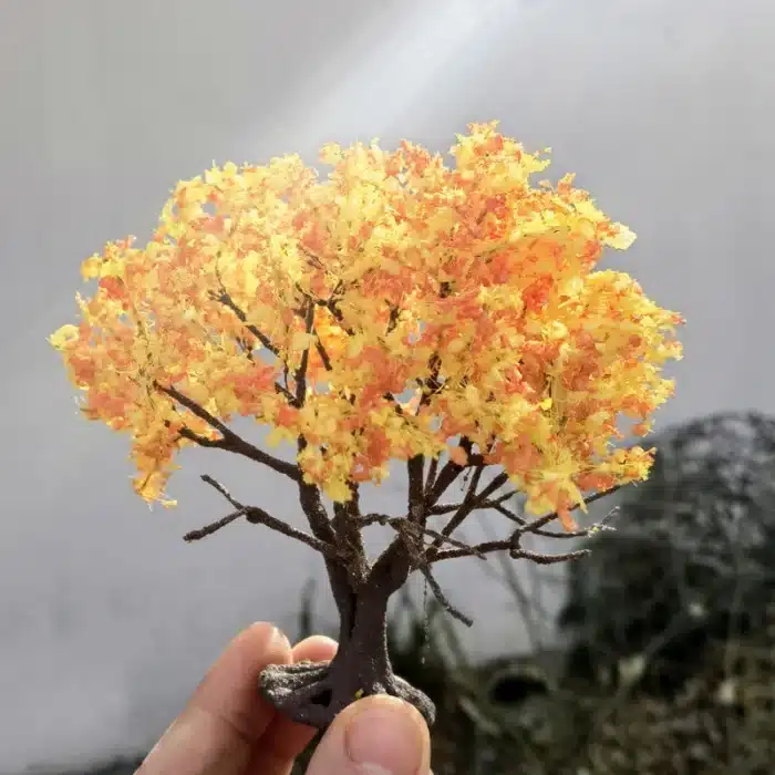 Arbres miniatures jaunes 10