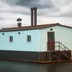 maquette de bâtiment industriel miniature HO 5