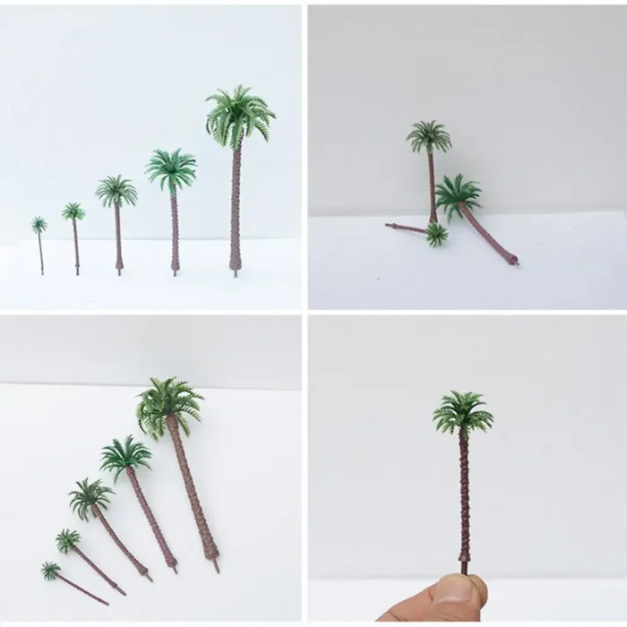 Cocotiers miniatures maquette 13 cm 3