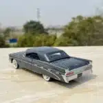 Maquette de voiture de sport ancienne bleue 6