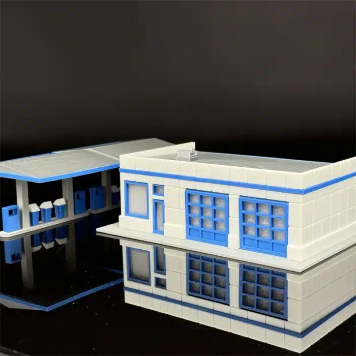 Maquette de station-service HO 2