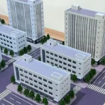 Maquette immeuble bureaux N petit 15
