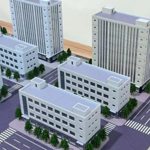 Maquette immeuble bureaux N petit 15