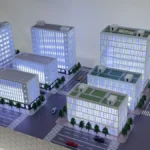 Maquette immeuble bureaux N petit 6