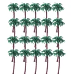 Cocotiers miniatures maquette 13 cm 1