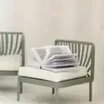 salon jardin miniature vert 1/12 14