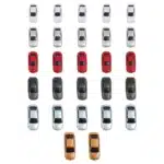 Lot de 50 voitures modernes 1/160 19