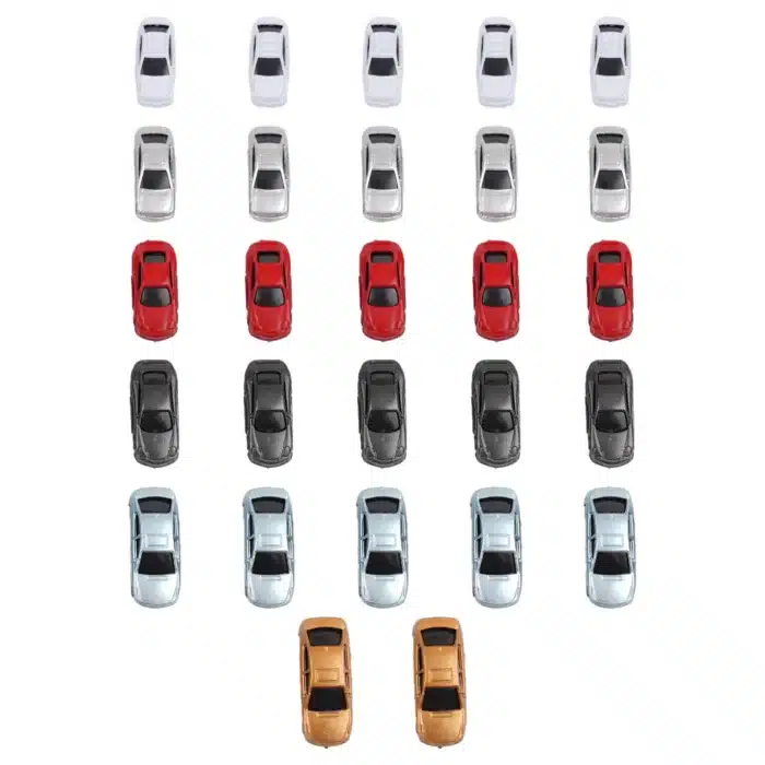 Lot de 50 voitures modernes 1/160 19