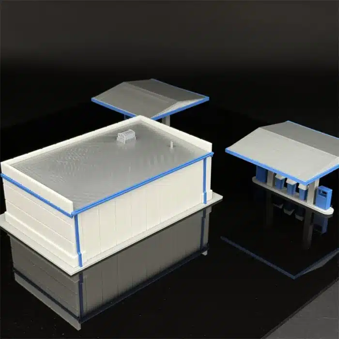 Maquette de station-service HO 5