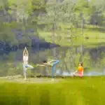 Figurines miniatures femme yoga 1/87 3