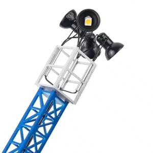 Lampadaire miniature chemin fer 1