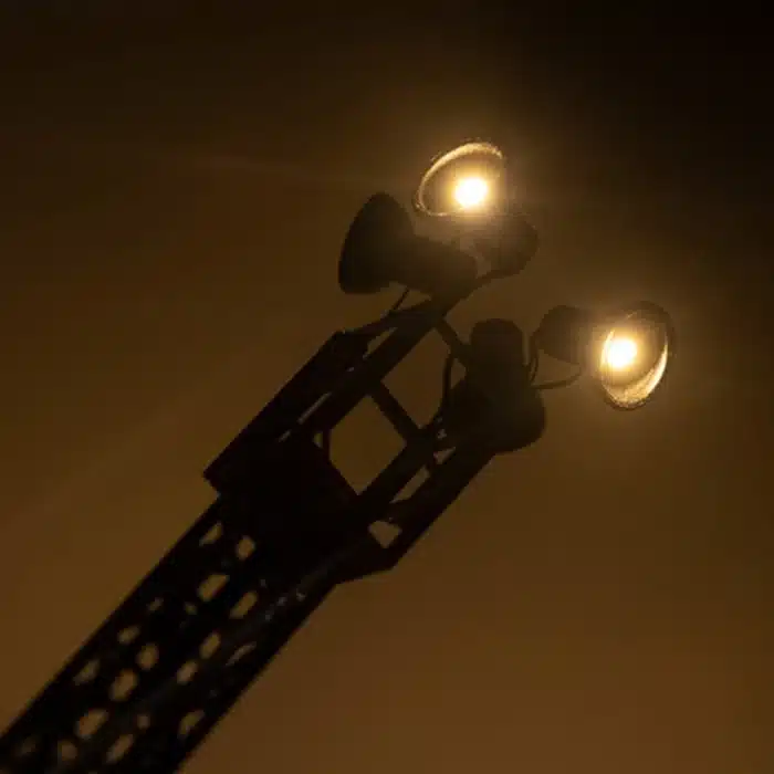 Lampadaire miniature chemin fer 4