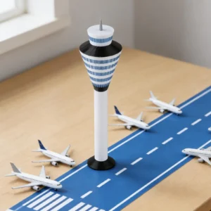 tour de contrôle d’aéroport miniature 1