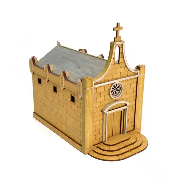 Maquette église romaine antique échelle 1/72 5