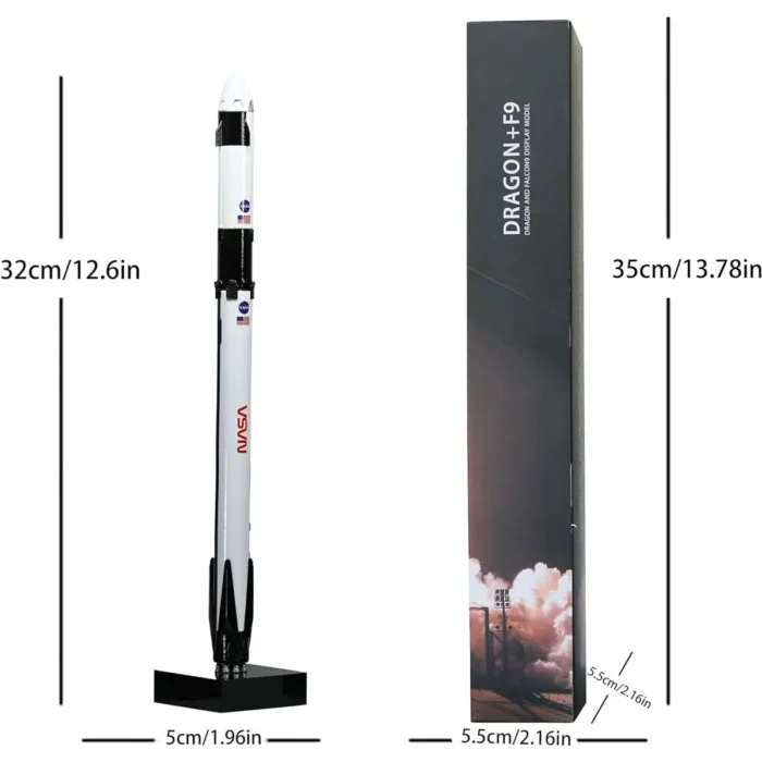 Fusée miniature Dragon 9 Nasa 23
