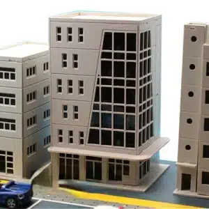 Immeuble de bureaux modernes de ville pour maquette 1