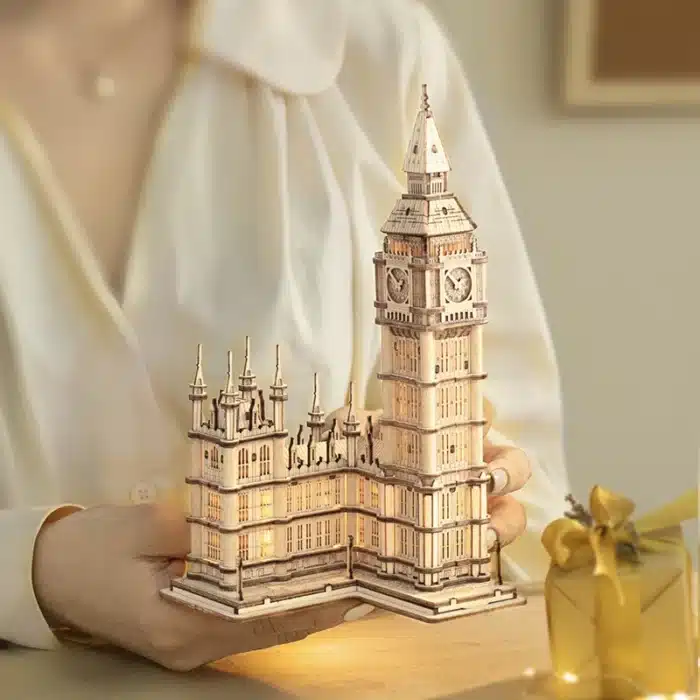 Maquette Puzzle 3D Bois Big Ben 4