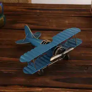 Avion miniature style rétro WWII 1