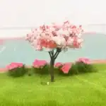 arbres à fleurs pour miniatures 5 cm 5