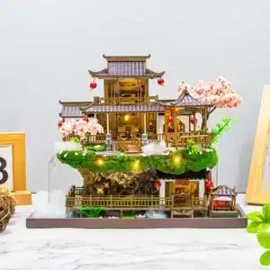 Kit maquette 3D Pavillon Japonais avec éclairage 1