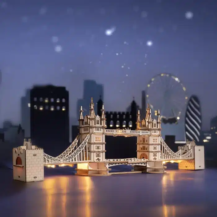 Maquette Puzzle 3D Bois Tower Bridge 2