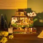 Kit maquette 3D Pavillon Japonais avec éclairage 2
