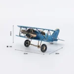 Avion miniature style rétro WWII 4