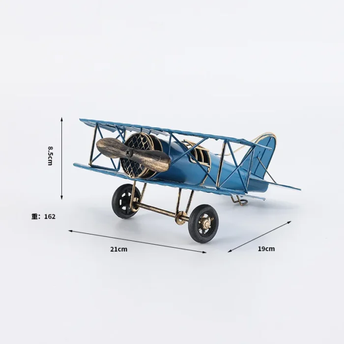 Avion miniature style rétro WWII 4