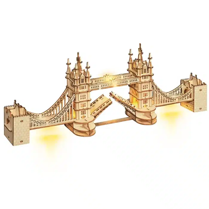 Maquette Puzzle 3D Bois Tower Bridge 8