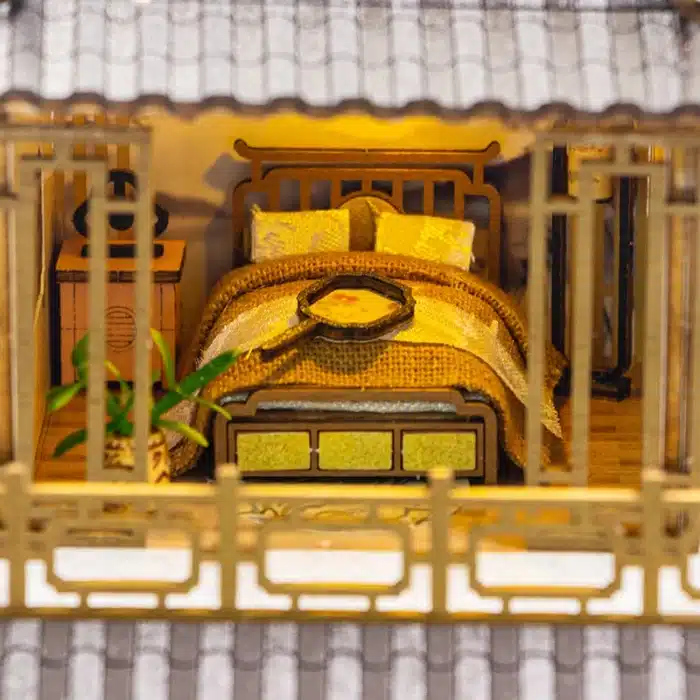 Kit maquette 3D Pavillon Japonais avec éclairage 3