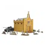 Maquette église romaine antique échelle 1/72 3