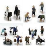 Figurines scenes chine antique