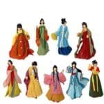 dame figurines chine