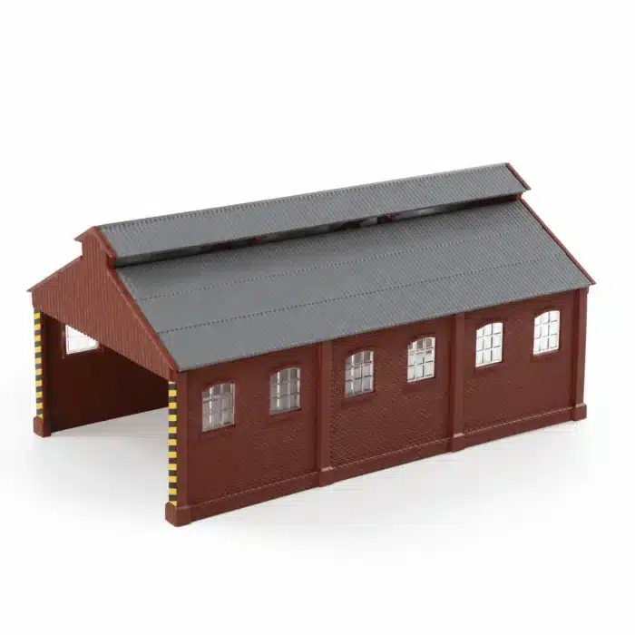 Hangar maquette 1/160 - Peint