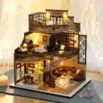 Maquette de villa rétro