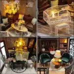 Maquette de villa rétro