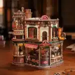 Petit café – Maquette 3D miniature à monter