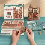 Petit café – Maquette 3D miniature à monter