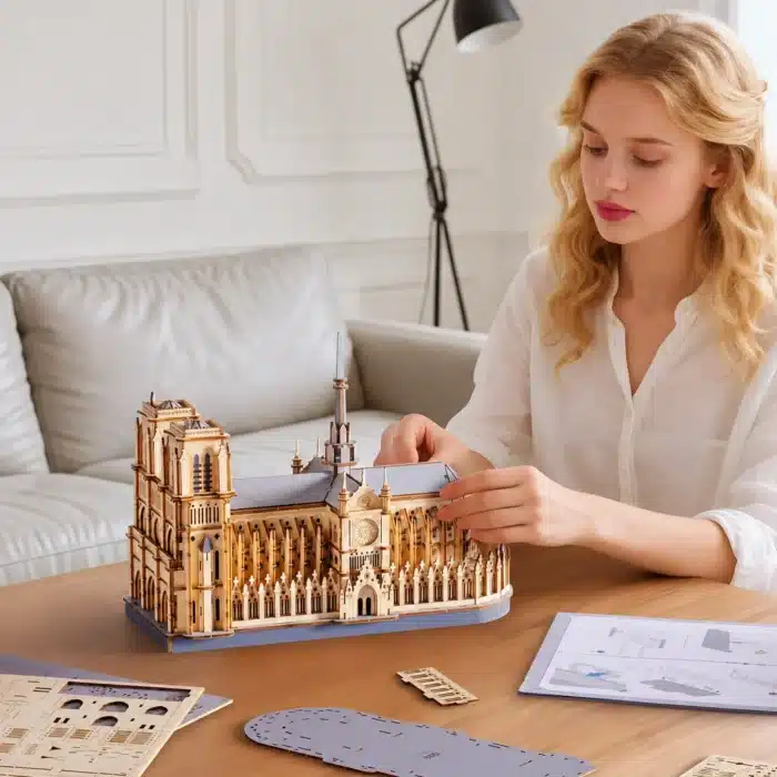 Puzzle 3D bois Cathédrale Notre Dame