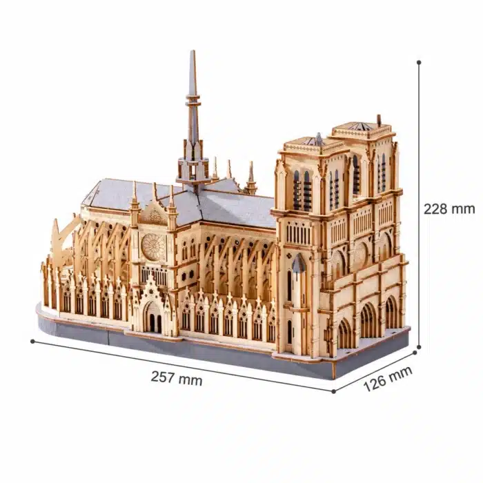 Puzzle 3D bois Cathédrale Notre Dame