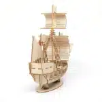 Puzzle 3D voilier miniature en bois