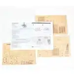 Puzzle 3D voilier miniature en bois