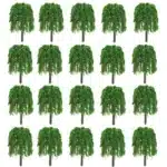 saules pleureurs miniatures pour maquette 5,5 cm