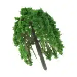 saules pleureurs miniatures pour maquette 5,5 cm