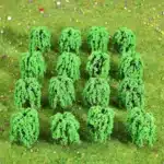 saules pleureurs miniatures pour maquette 5,5 cm