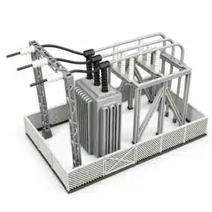 Transformateur pour maquette 1/87 blanc