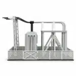 Transformateur pour maquette 1/87 blanc