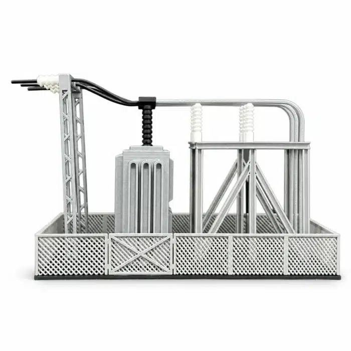 Transformateur pour maquette 1/87 blanc
